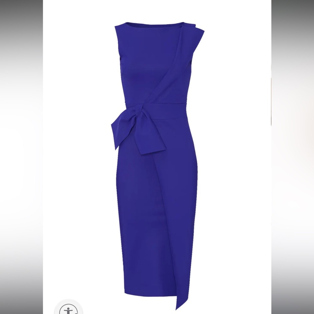 🔥CHIARA BONI LaPETITE ROBE Exquisite dress! Sz12 orig$695 Own a bit of luxury! - Picture 6 of 8